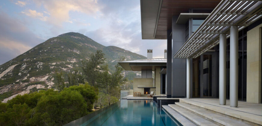 Rocky hillside overlooking the South China Sea,